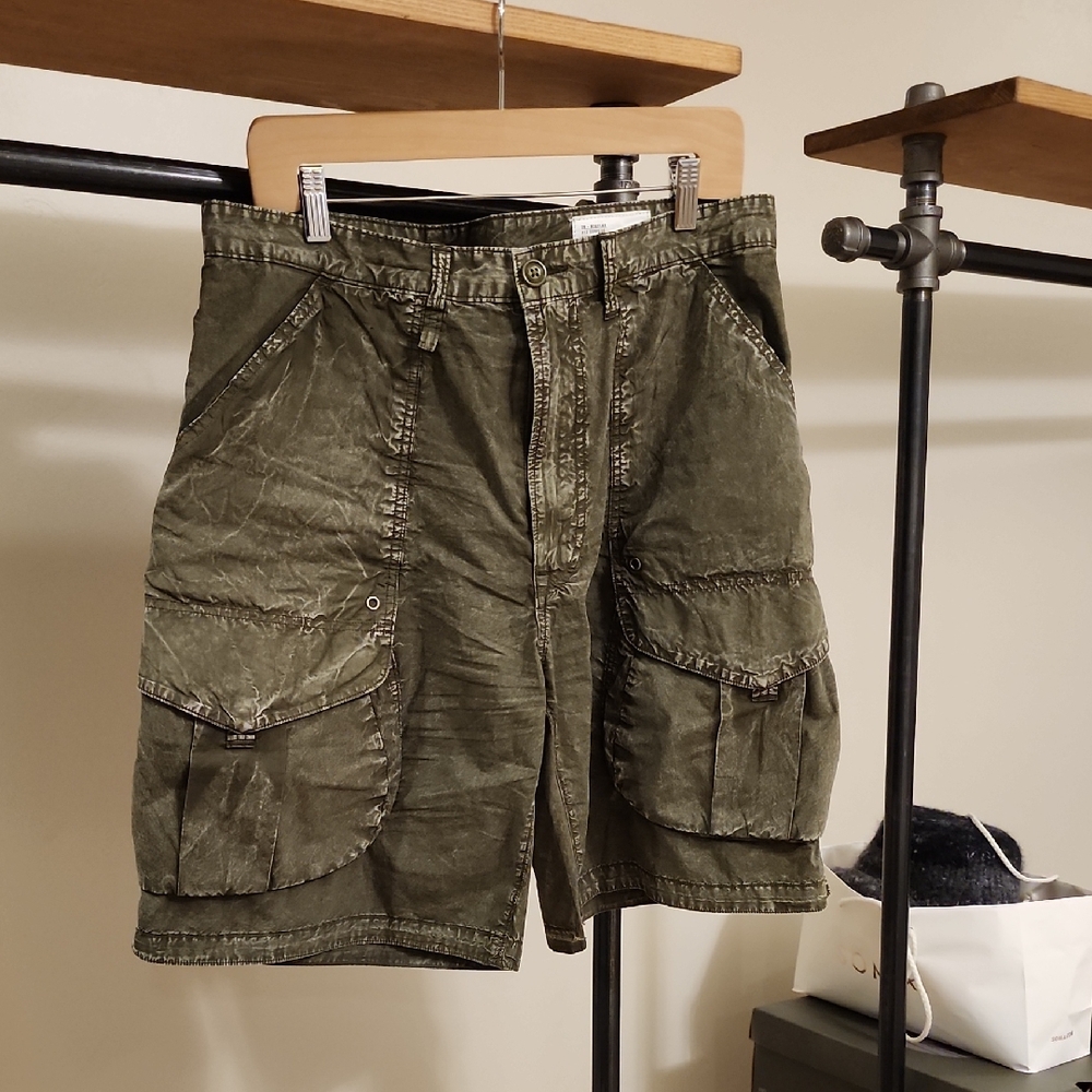WomensOlive Cargo Shorts